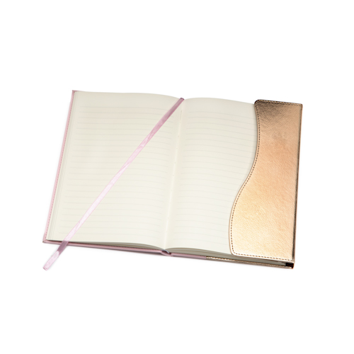 custom Journal notebooks open with bookmark