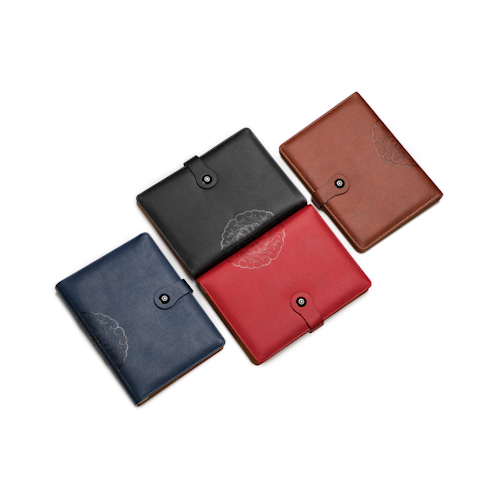 custom embossed notebook in different colors