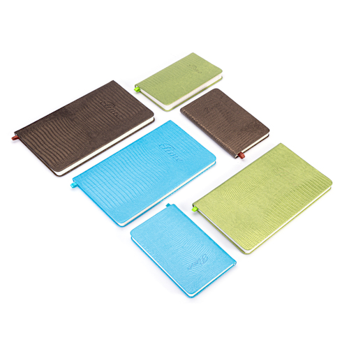 custom printed notebooks in different colors