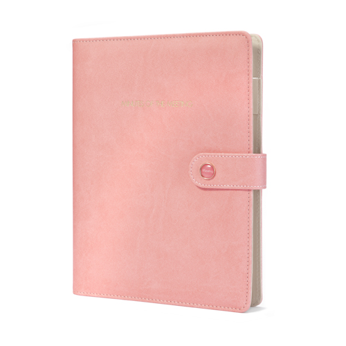 custom refillable notebook front