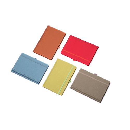 hardcover notebook ruled in different colors