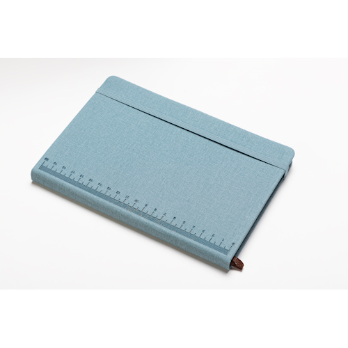 hardcover notebook ruled with elastic band and pen holer lay flat