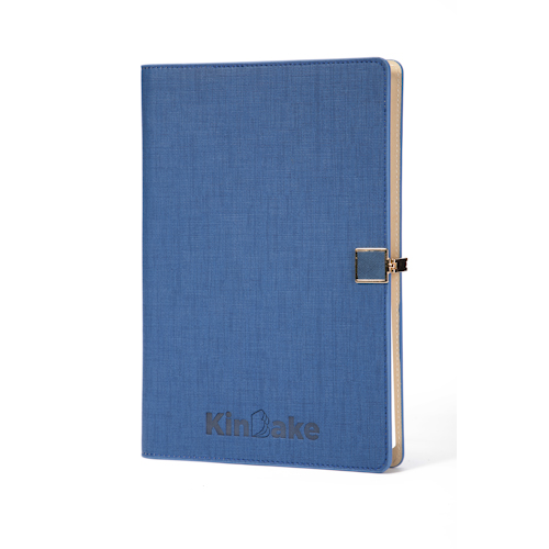 personalised refillable notebook front