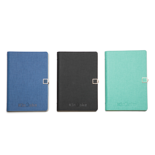 personalised refillable notebook in different colors